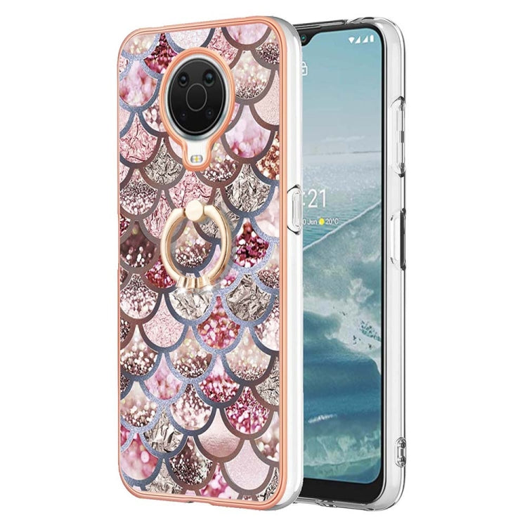 Electroplating IMD TPU Phone Case with Ring, For OPPO Realme C21Y / C25Y, For OnePlus N20 5G, For Nokia G20 / G10, For Nokia G21 / G11