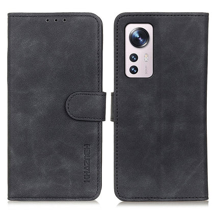 KHAZNEH Retro Texture Horizontal Flip Leather Phone Case