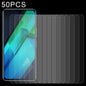 50 PCS 0.26mm 9H 2.5D Tempered Glass Film