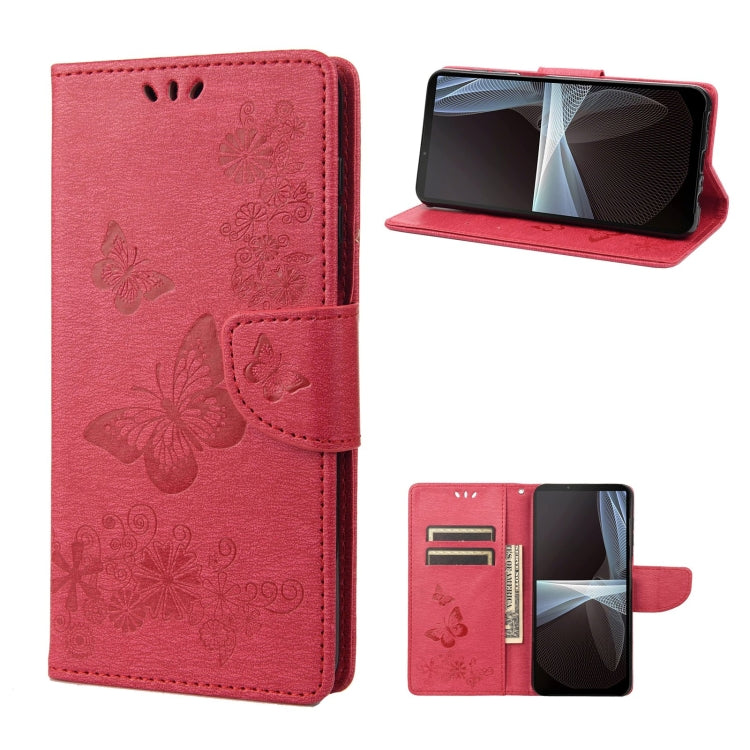 Butterfly Embossed Horizontal Flip Leather Phone Case