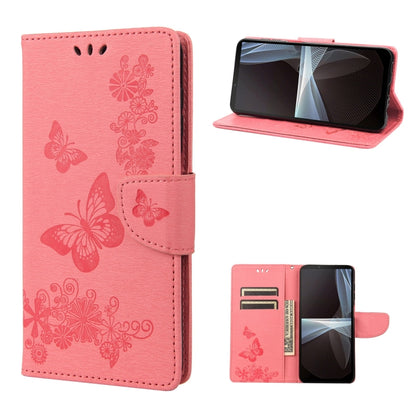 Butterfly Embossed Horizontal Flip Leather Phone Case