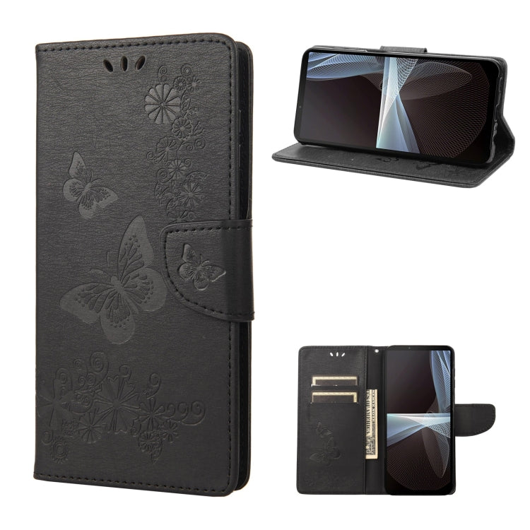 Butterfly Embossed Horizontal Flip Leather Phone Case