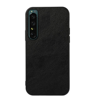 Accurate Hole Two-color Litchi Texture PU Phone Case