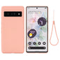 Pure Color Liquid Silicone Shockproof Phone Case, For Google Pixel 7 Pro, For Google Pixel 7