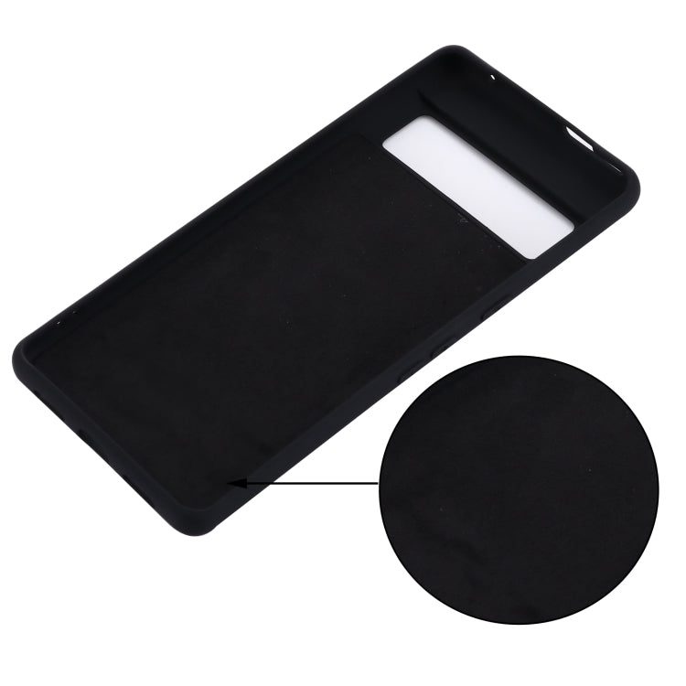Pure Color Liquid Silicone Shockproof Phone Case, For Google Pixel 7 Pro, For Google Pixel 7