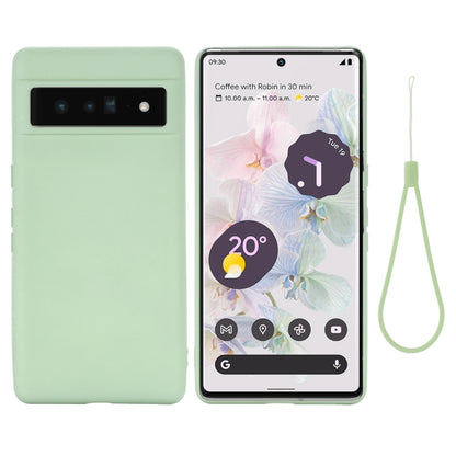 Pure Color Liquid Silicone Shockproof Phone Case, For Google Pixel 7 Pro, For Google Pixel 7