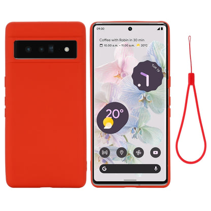 Pure Color Liquid Silicone Shockproof Phone Case, For Google Pixel 7 Pro, For Google Pixel 7