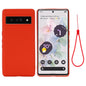 Pure Color Liquid Silicone Shockproof Phone Case, For Google Pixel 7 Pro, For Google Pixel 7