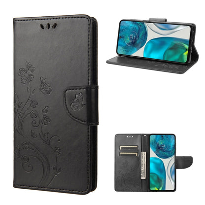 Embossed Butterfly Pattern Flip Leather Phone Case