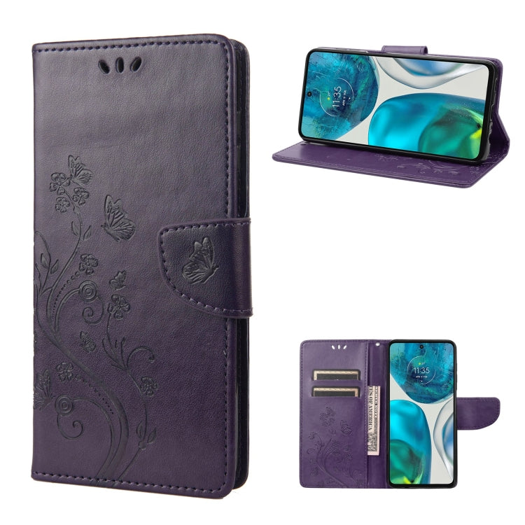 Embossed Butterfly Pattern Flip Leather Phone Case