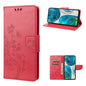 Embossed Butterfly Pattern Flip Leather Phone Case