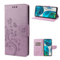 Embossed Butterfly Pattern Flip Leather Phone Case