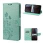 Embossed Butterfly Pattern Flip Leather Phone Case