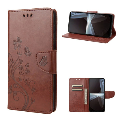 Embossed Butterfly Pattern Flip Leather Phone Case