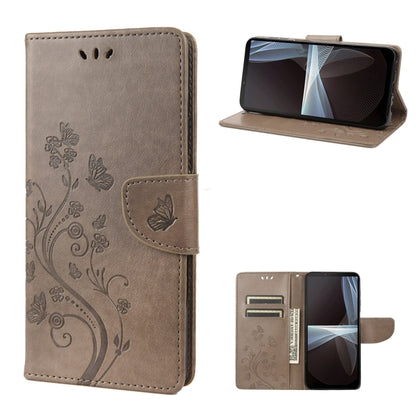 Embossed Butterfly Pattern Flip Leather Phone Case