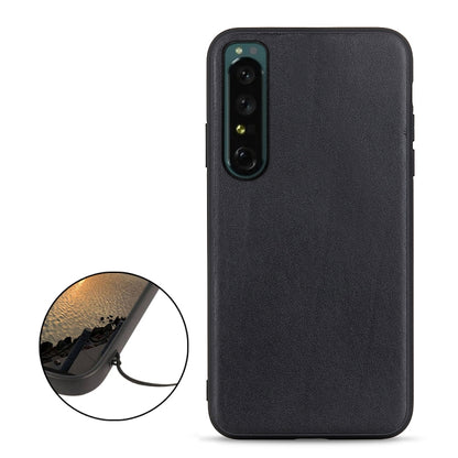 Accurate Hole Lambskin Texture Genuine Leather Phone Case