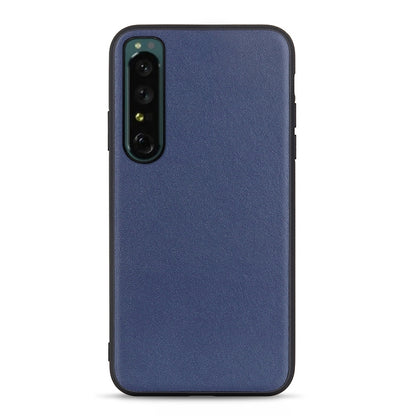 Accurate Hole Lambskin Texture Genuine Leather Phone Case, For OPPO Reno7 5G International, For Sony Xperia 1 IV