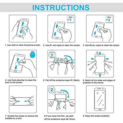 0.18mm 9H 2.5D Tempered Glass Fingerprint Unlock Film