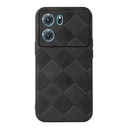 Weave Plaid PU Phone Case, For OPPO K10 5G, For OPPO K10 Pro 5G, For vivo S15e