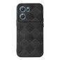 Weave Plaid PU Phone Case, For OPPO K10 5G, For OPPO K10 Pro 5G, For vivo S15e
