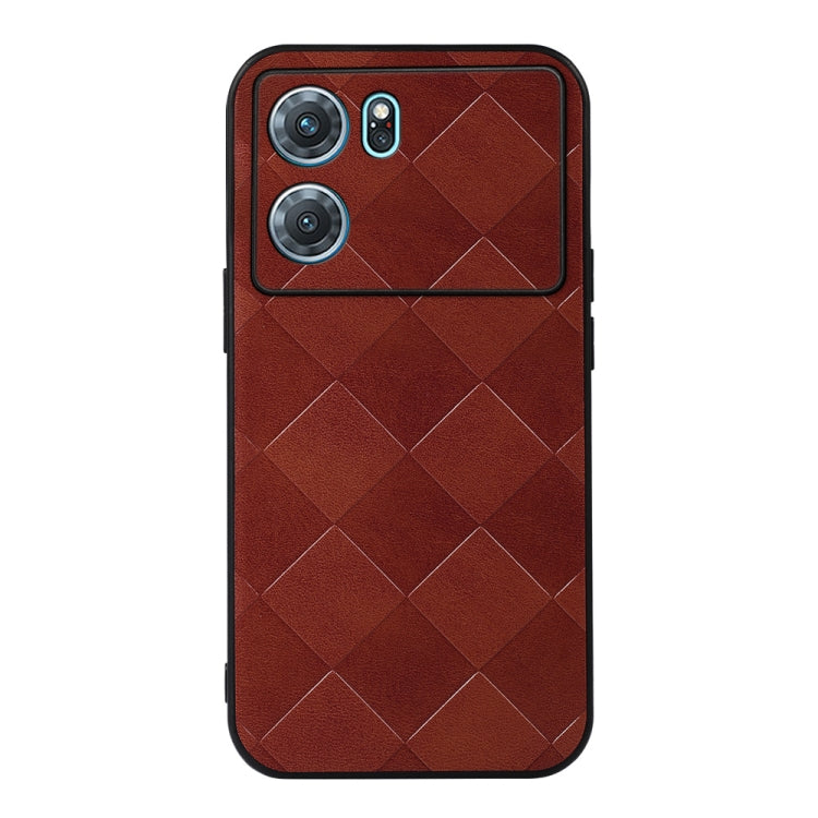 Weave Plaid PU Phone Case