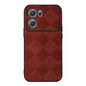 Weave Plaid PU Phone Case