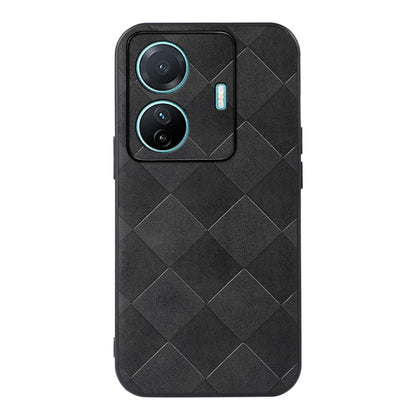 Weave Plaid PU Phone Case, For OPPO K10 5G, For OPPO K10 Pro 5G, For vivo S15e