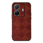 Weave Plaid PU Phone Case