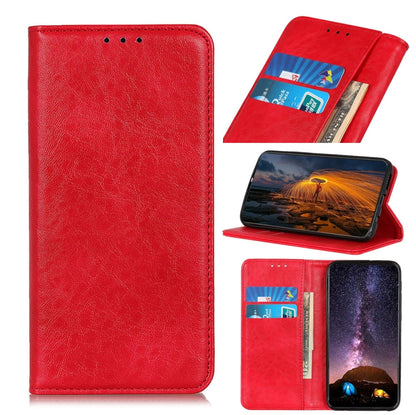 Magnetic Crazy Horse Texture Horizontal Flip Leather Phone Case, For Motorola Moto E32 4G, For OnePlus CE 2 Lite 5G