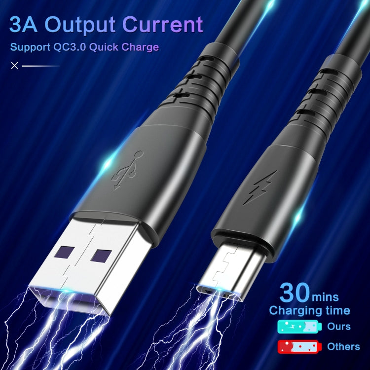 3A Micro USB Spring Charging Data Cable, Micro