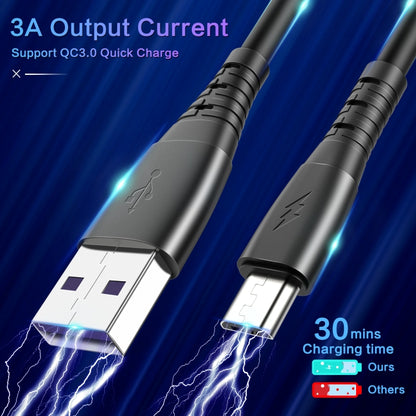 3A Micro USB Spring Charging Data Cable, Micro