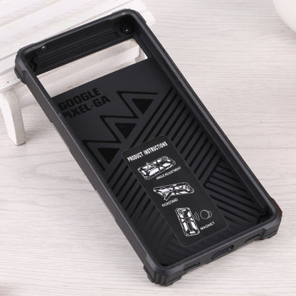 Camouflage Armor TPU + PC Magnetic Holder Phone Case