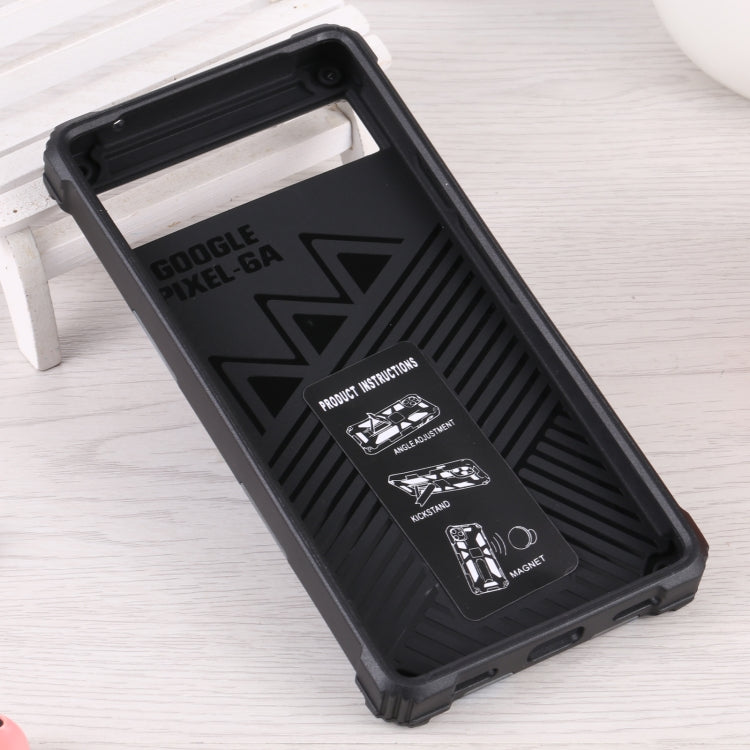 Camouflage Armor TPU + PC Magnetic Holder Phone Case, For Google Pixel 6a, For Xiaomi Redmi 10A
