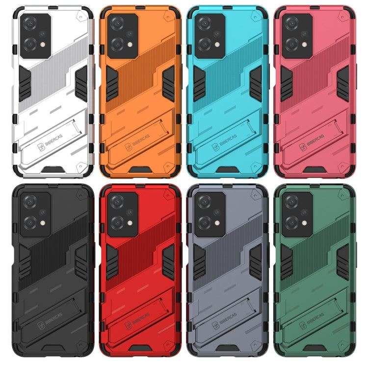 Punk Armor 2 in 1 Shockproof Phone Case with Invisible Holder