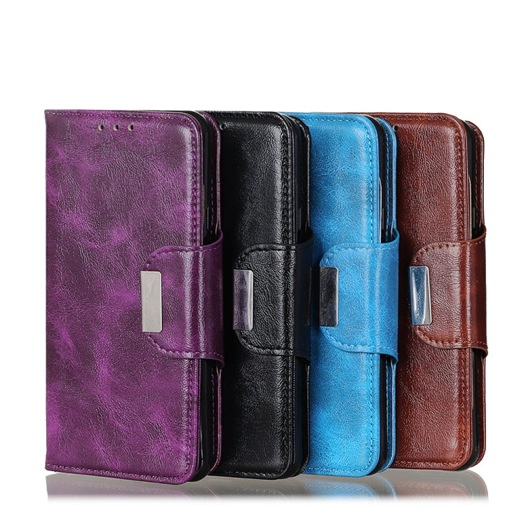 Crazy Horse Texture 6-Card Slots Leather Phone Case, For OnePlus Nord CE 2 Lite 5G