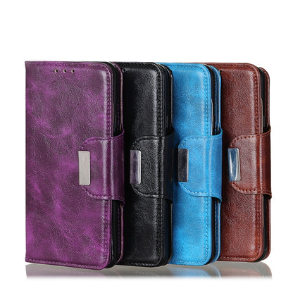 Crazy Horse Texture 6-Card Slots Leather Phone Case, For OnePlus Nord CE 2 Lite 5G