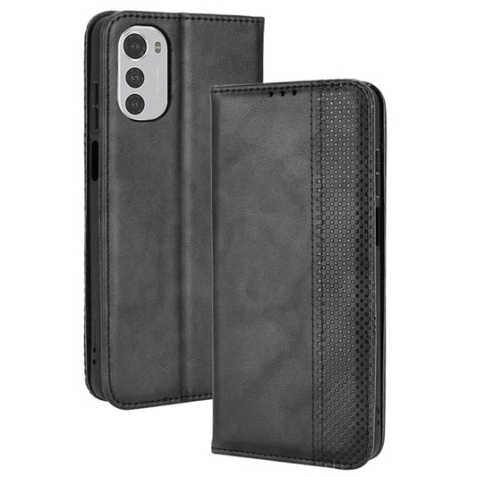 Magnetic Buckle Retro Texture Leather Phone Case