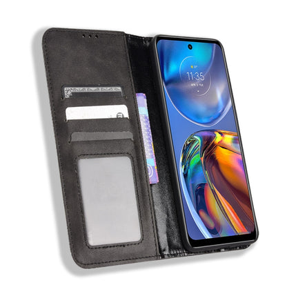 Magnetic Buckle Retro Texture Leather Phone Case