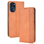 Magnetic Buckle Retro Texture Leather Phone Case