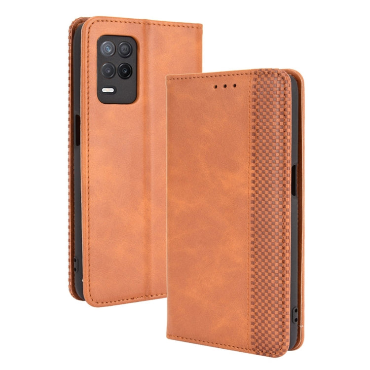 Magnetic Buckle Retro Texture Leather Phone Case