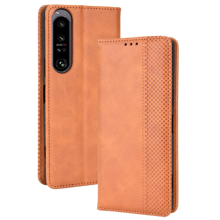 Magnetic Buckle Retro Texture Leather Phone Case, Series 1