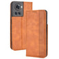 Magnetic Buckle Retro Texture Leather Phone Case, Series 1