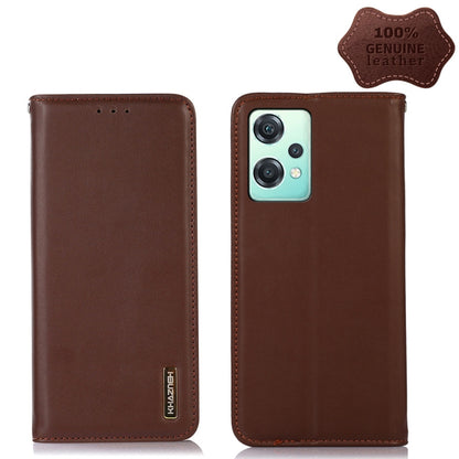 KHAZNEH Nappa Top Layer Cowhide Leather Phone Case, For OnePlus Nord CE 2 Lite 5G