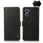 KHAZNEH Side-Magnetic Litchi Genuine Leather RFID Phone Case