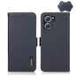 KHAZNEH Side-Magnetic Litchi Genuine Leather RFID Phone Case, For OnePlus Nord CE 2 Lite 5G, For OPPO K10 5G, For OPPO K10 Pro 5G