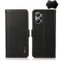 KHAZNEH Side-Magnetic Litchi Genuine Leather RFID Phone Case, For OnePlus Nord CE 2 Lite 5G, For OPPO K10 5G, For OPPO K10 Pro 5G