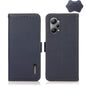 KHAZNEH Side-Magnetic Litchi Genuine Leather RFID Phone Case, For OnePlus Nord CE 2 Lite 5G, For OPPO K10 5G, For OPPO K10 Pro 5G
