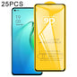 25 PCS 9D Full Glue Screen Tempered Glass Film, For OnePlus Nord 2T / Nord 2 5G (25 PCS), For OPPO Reno8 Pro (25 PCS), For OPPO Reno8 Pro+ (25 PCS)