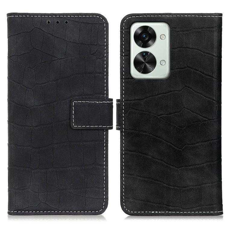 Magnetic Crocodile Texture Horizontal Flip Leather Phone Case