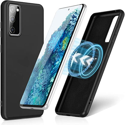 MagSafe Magnetic Liquid Silicone Phone Case, For Samsung Galaxy S20 FE 2022/S20 FE, For Samsung Galaxy S21+ 5G, For Samsung Galaxy S21 FE 5G, For Samsung Galaxy S22 5G, For Samsung Galaxy S22+ 5G, For Samsung Galaxy S22 Ultra 5G